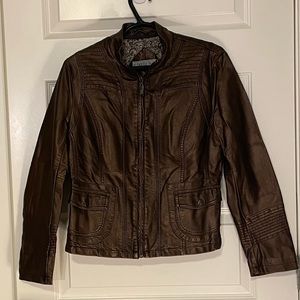 Faux Leather Jacket